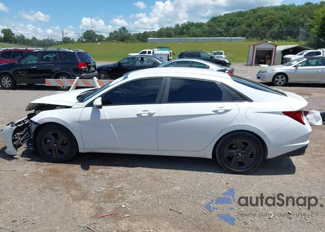 2022 Hyundai Elantra Hybrid Blue из США, поврежденный, VIN KMHLM4AJ1NU028921